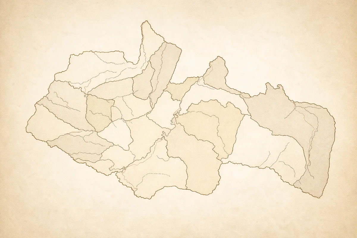 Mapa interactivo de Suaita con sus cinco corregimientos